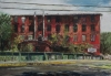 The Beaver Mill - 1989<br>Pastel:  31" x 44"