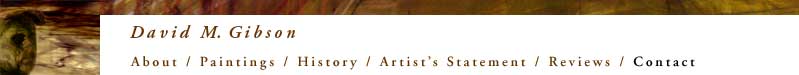 David Gibson - Painter