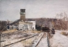 Battenkill Railyard, #6 - 1997<br>Pastel: 34" x 49"