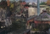 Tailrace #2 - 1996<br>Pastel:  34" x 49"